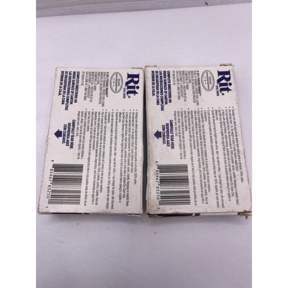 Economic 2 Pack - Rit All-Purpose Fabric Dye Powder -Dark Brown  -‎ 1 1/8 oz